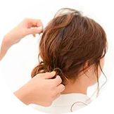 ママのヘアセット