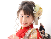 7歳女の子の七五三におすすめの髪型フルールヘア
