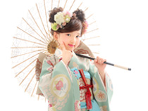 7歳七五三にオススメの甘々ツインお団子